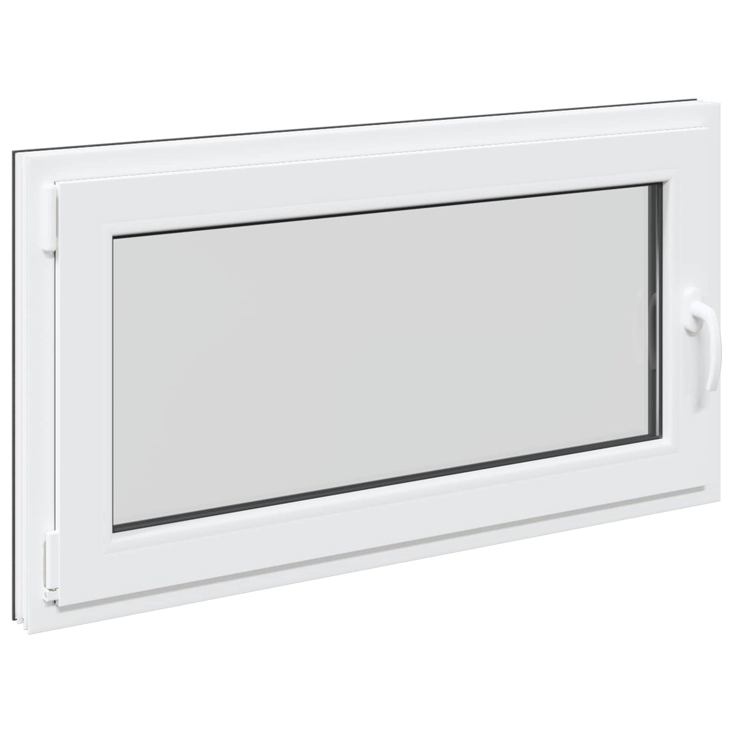 Basement Window RISOR 110 x 60 cm PVC and Glass Anthracite