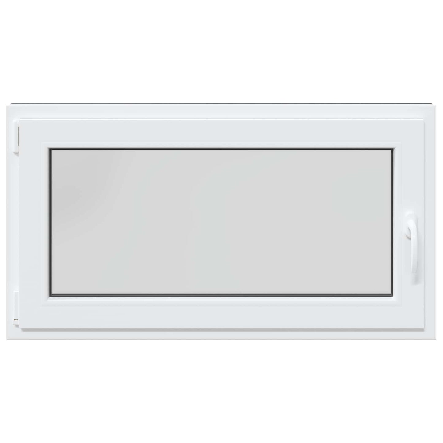 Basement Window RISOR 110 x 60 cm PVC and Glass Anthracite