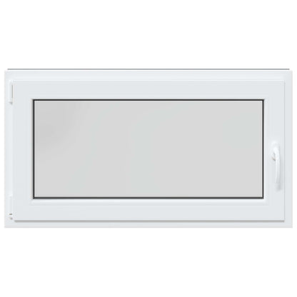 Basement Window RISOR 110 x 70 cm PVC and Glass Anthracite