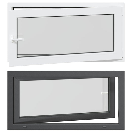 Tilt & Turn Basement Window RISOR 120 x 60 cm PVC and Glass