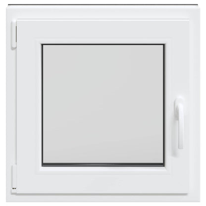 Basement Window RISOR 60 x 60 cm PVC and Glass Anthracite