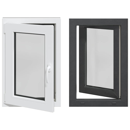 Tilt & Turn Basement Window RISOR 60 x 90 cm PVC and Glass