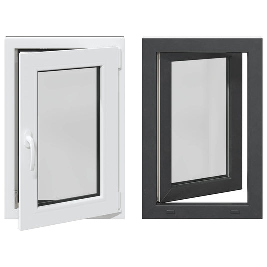 Tilt & Turn Basement Window RISOR 60 x 90 cm PVC and Glass