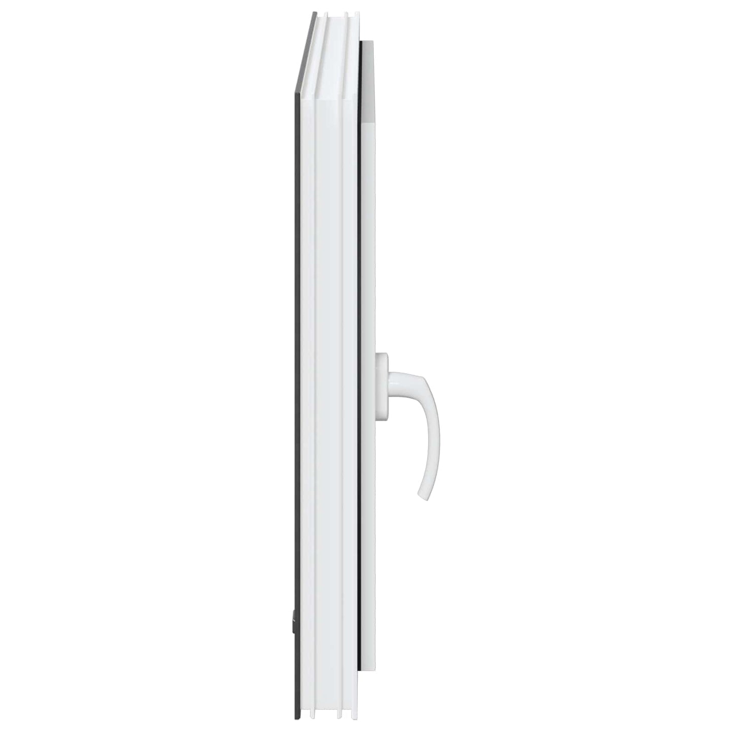 Basement Window RISOR 60 x 100 cm PVC and Glass Anthracite