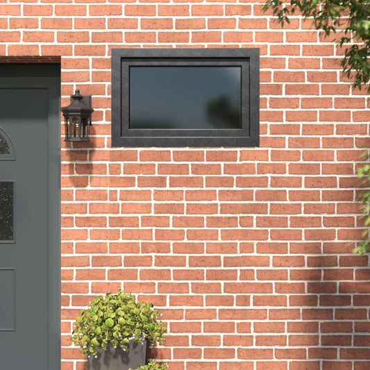 Tilt & Turn Basement Window RISOR 90 x 50 cm PVC and Glass