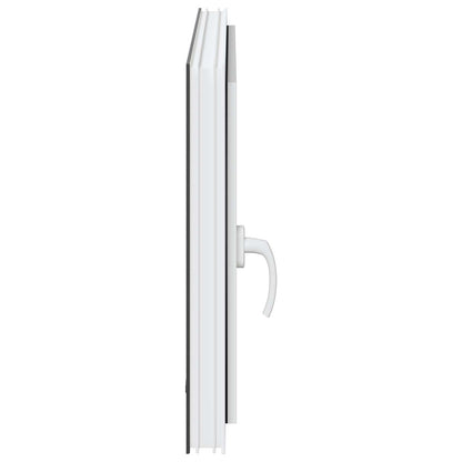 Basement Window RISOR 90 x 60 cm PVC and Glass Anthracite