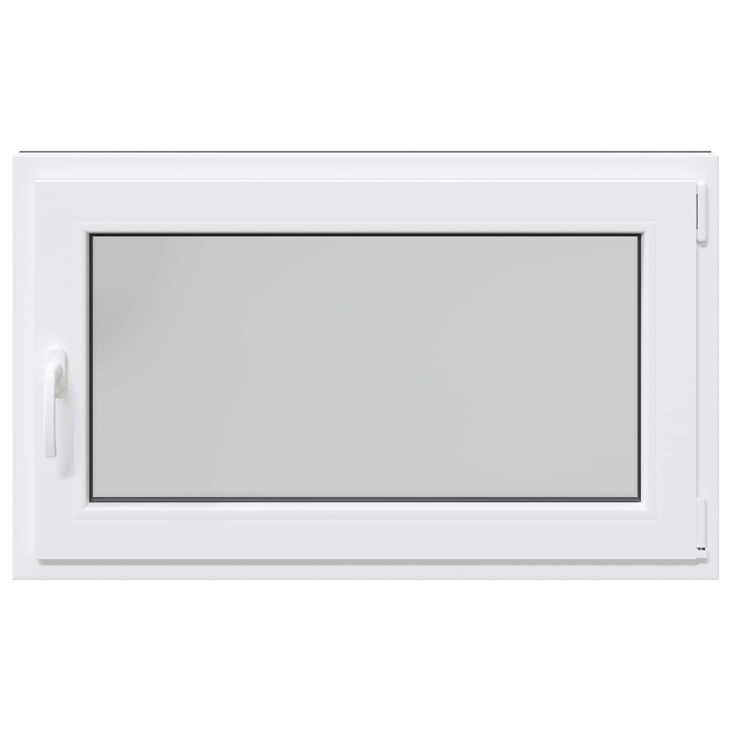 Basement Window RISOR 100 x 70 cm PVC and Glass Anthracite