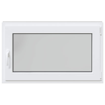 Basement Window RISOR 100 x 70 cm PVC and Glass Anthracite