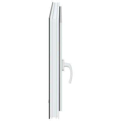 Basement Window RISOR 100 x 70 cm PVC and Glass Anthracite