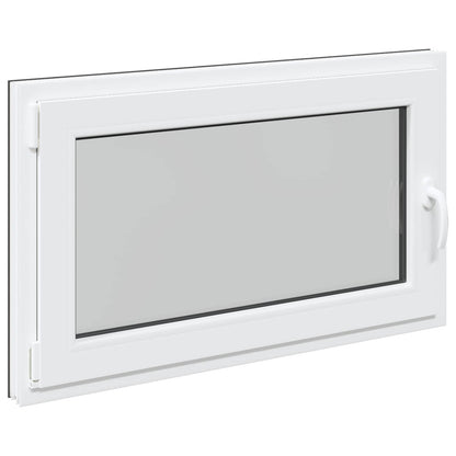 Basement Window RISOR 100 x 70 cm PVC and Glass Anthracite