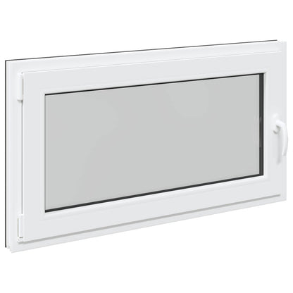 Basement Window RISOR 110 x 50 cm PVC and Glass Anthracite