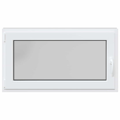 Basement Window RISOR 110 x 60 cm PVC and Glass Anthracite