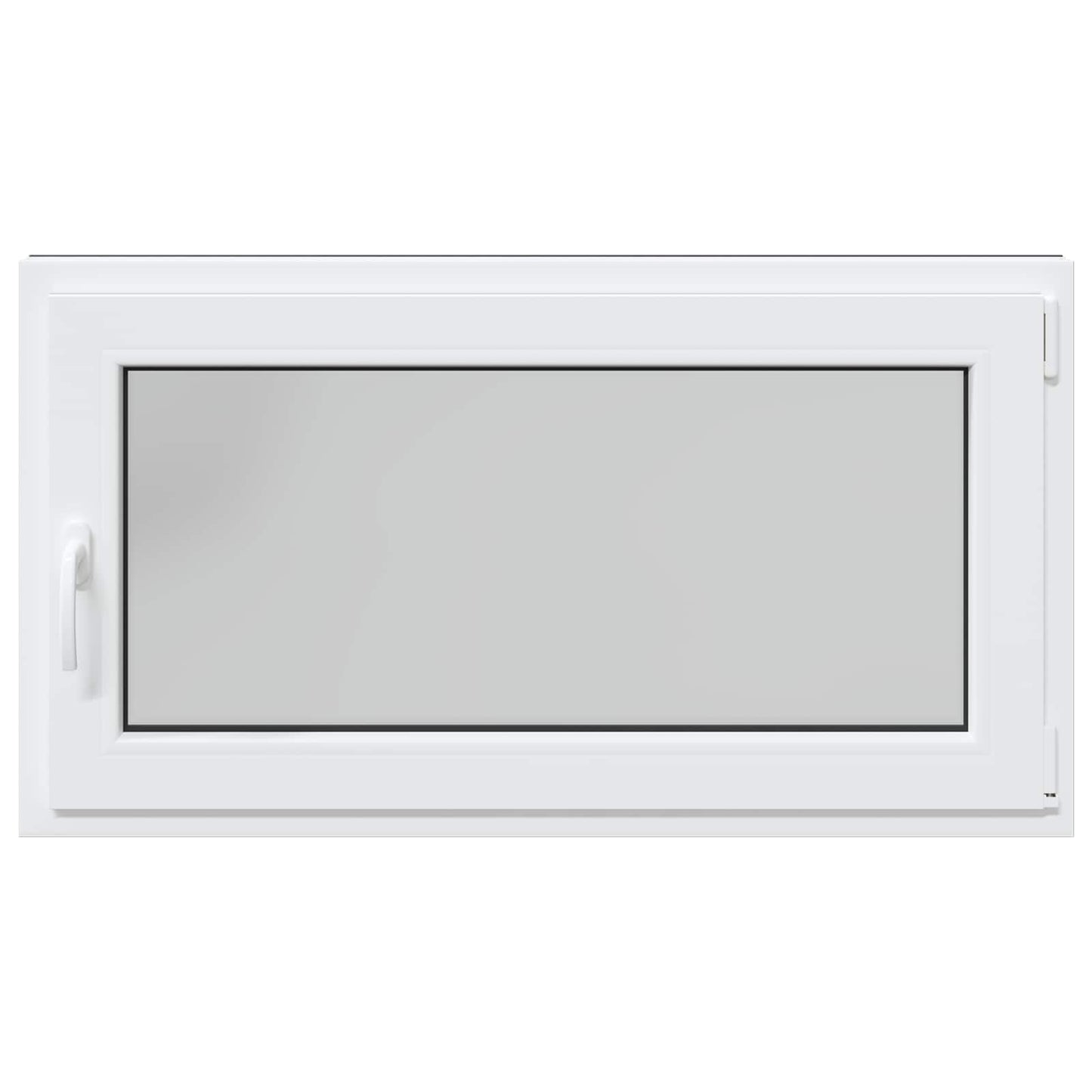 Basement Window RISOR 110 x 70 cm PVC and Glass Anthracite