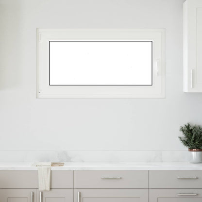 Tilt & Turn Basement Window RISOR 110 x 70 cm PVC and Glass