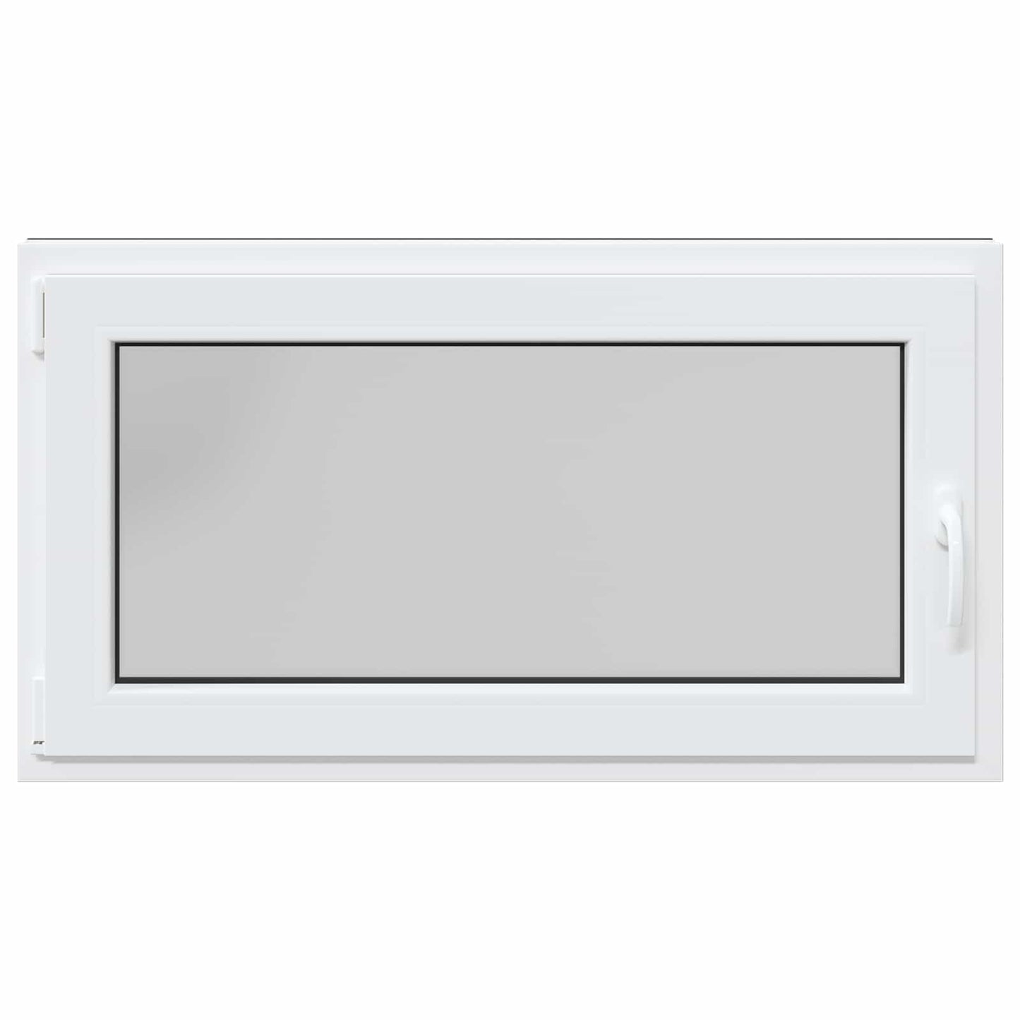 Basement Window RISOR 120 x 60 cm PVC and Glass Anthracite