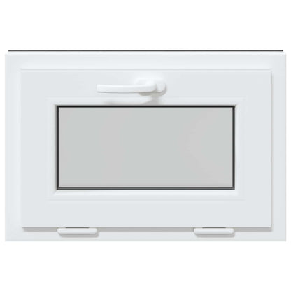 Basement Window RISOR 60 x 40 cm PVC and Glass Anthracite