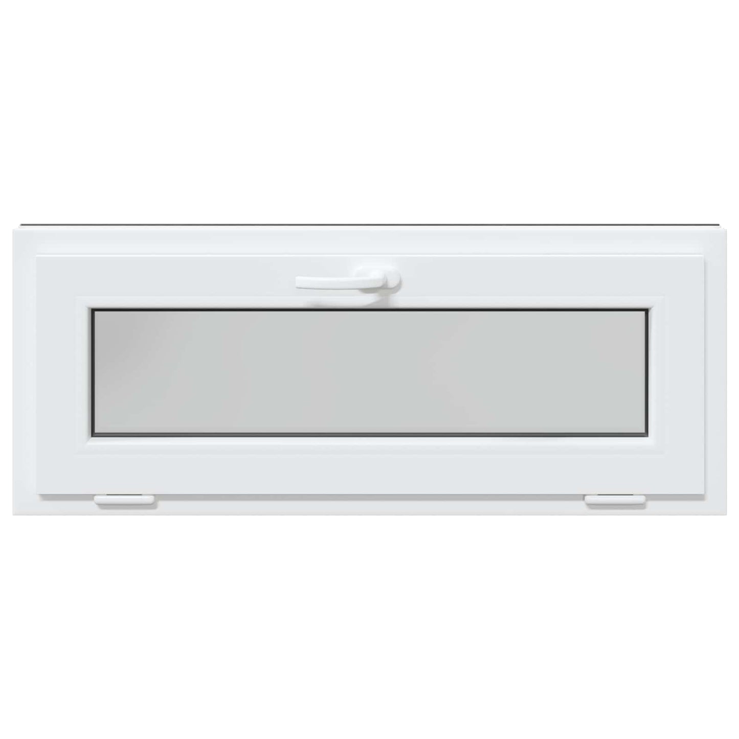 Basement Window RISOR 100 x 40 cm PVC and Glass Anthracite