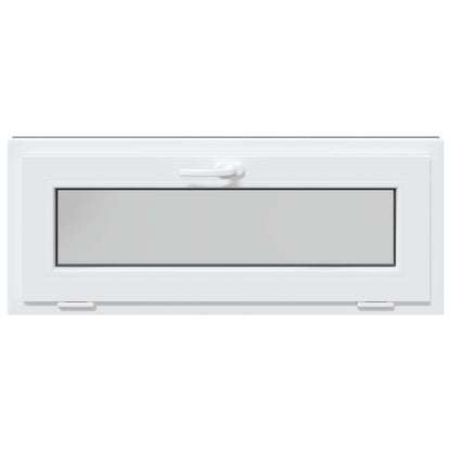 Basement Window RISOR 100 x 40 cm PVC and Glass Anthracite