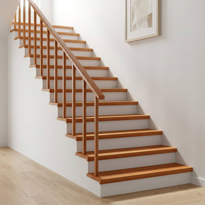 Stair Treads 2 pcs 100 x 25 x 2 cm Light Brown Solid Beech Wood
