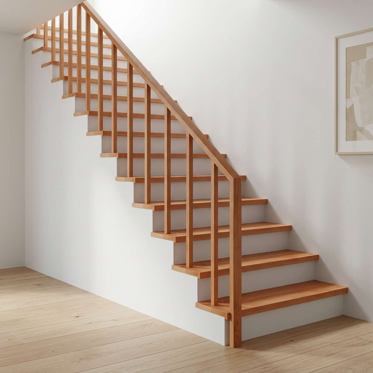 Stair Treads 4 pcs 120 x 25 x 2 cm Varnish Solid Beech Wood