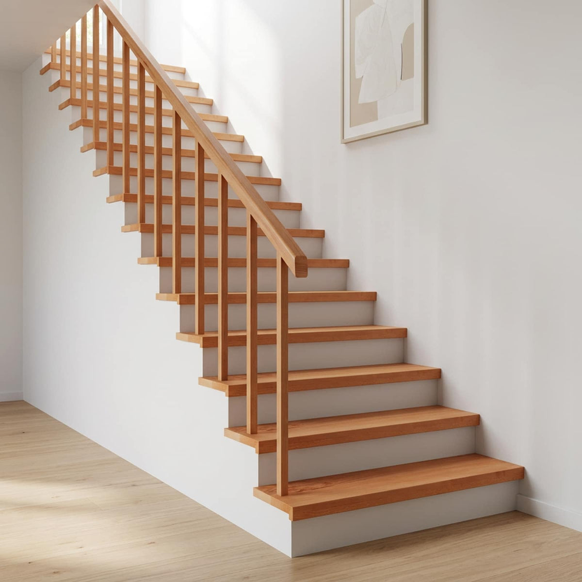 Stair Treads 4 pcs 80 x 30 x 2 cm Varnish Solid Beech Wood