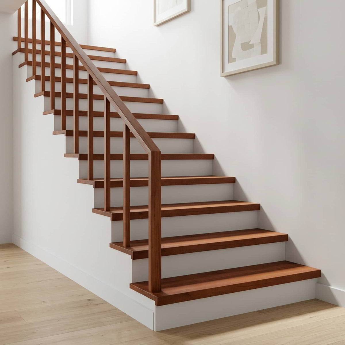 Stair Treads 4 pcs 120 x 25 x 2 cm Brown Solid Beech Wood