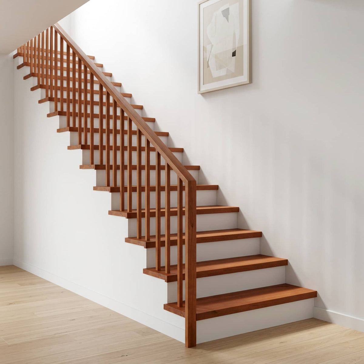 Stair Treads 4 pcs 90 x 30 x 2 cm Brown Solid Beech Wood