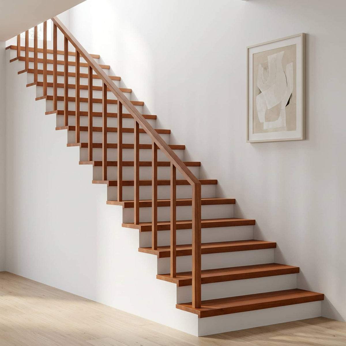 Stair Treads 12 pcs 100 x 30 x 2 cm Brown Solid Beech Wood