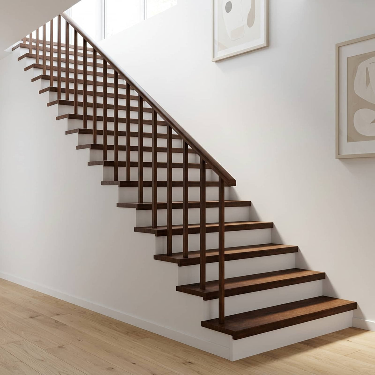 Stair Treads 8 pcs 90 x 25 x 2 cm Dark Brown Solid Beech Wood