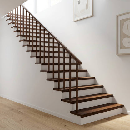 Stair Treads 12 pcs 90 x 25 x 2 cm Dark Brown Solid Beech Wood