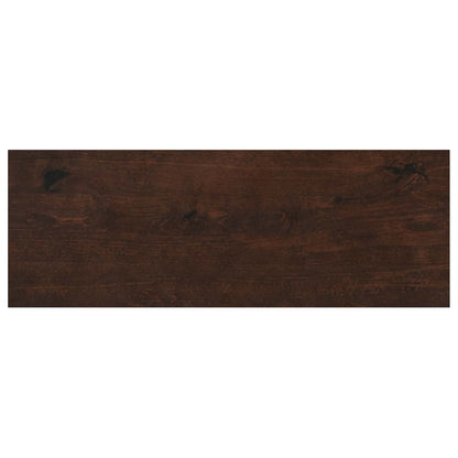 Stair Treads 2 pcs 80 x 25 x 2 cm Dark Brown Solid Beech Wood