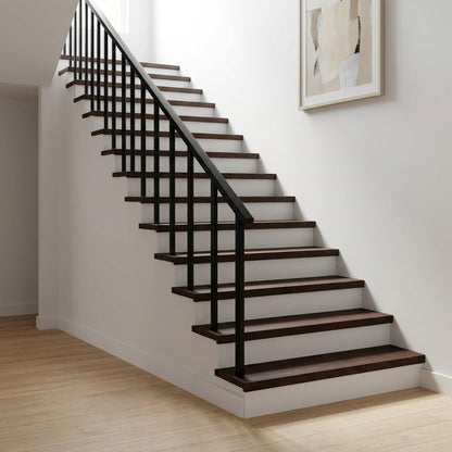 Stair Treads 2 pcs 120 x 30 x 2 cm Dark Brown Solid Beech Wood