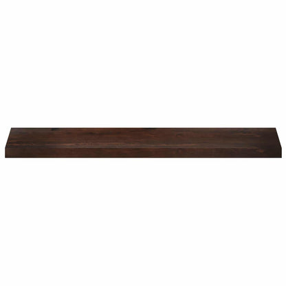 Stair Treads 2 pcs 110 x 30 x 2 cm Dark Brown Solid Beech Wood