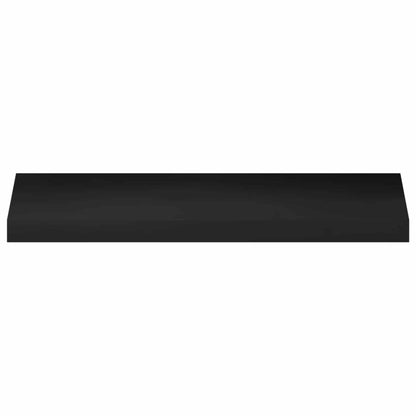 Stair Treads 2 pcs 70 x 25 x 2 cm Black Solid Beech Wood