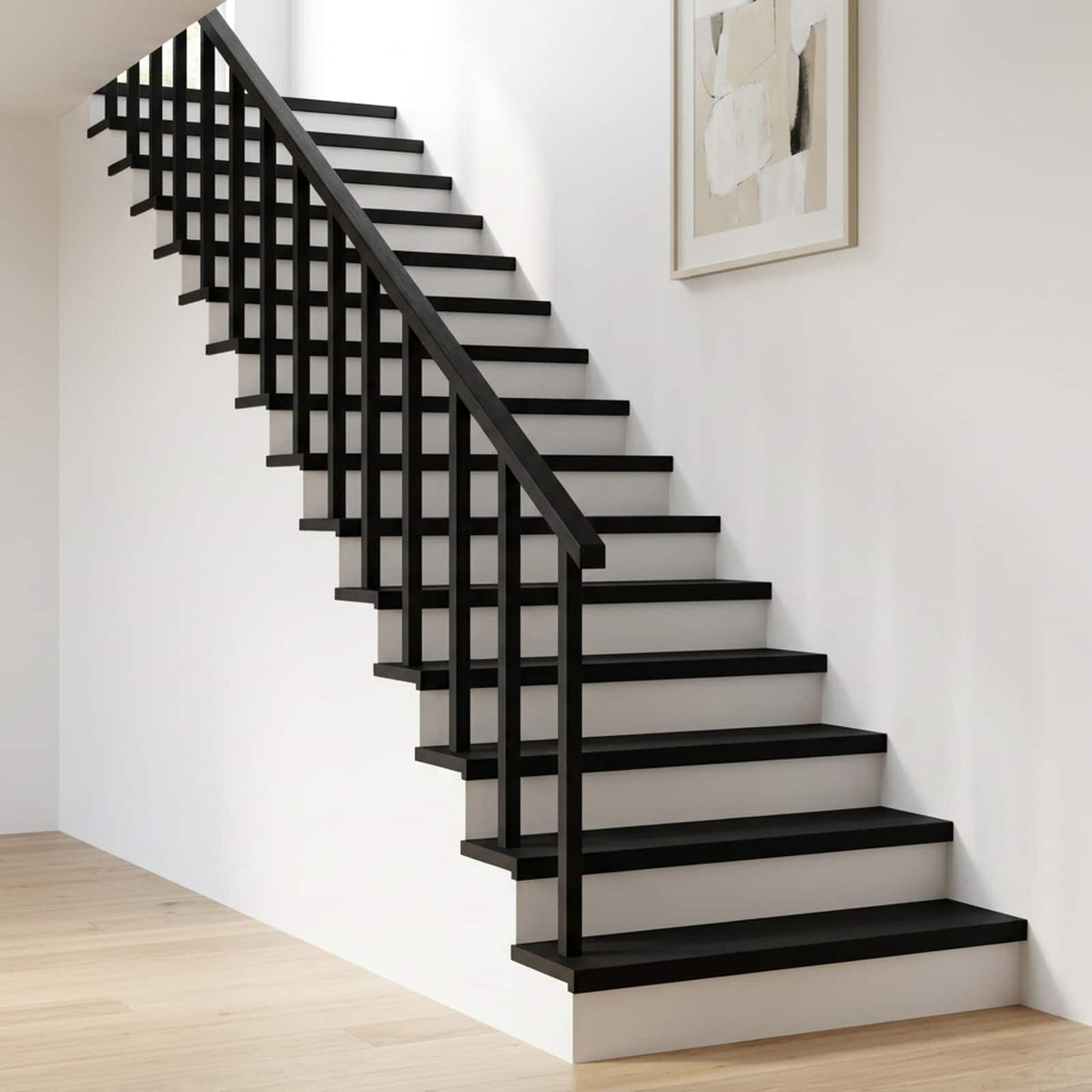 Stair Treads 2 pcs 90 x 30 x 2 cm Black Solid Beech Wood