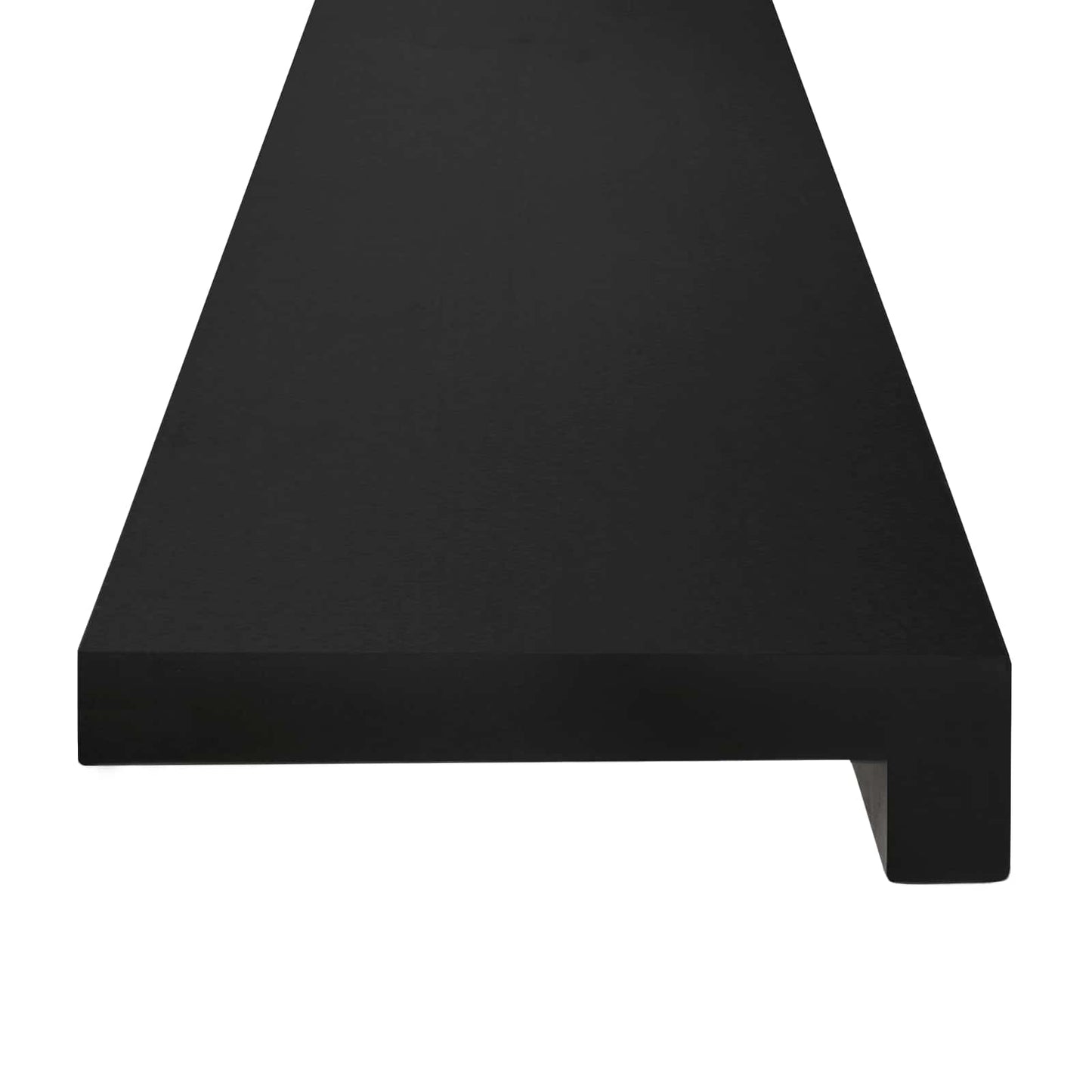 Stair Treads 2 pcs 110 x 30 x 2 cm Black Solid Beech Wood