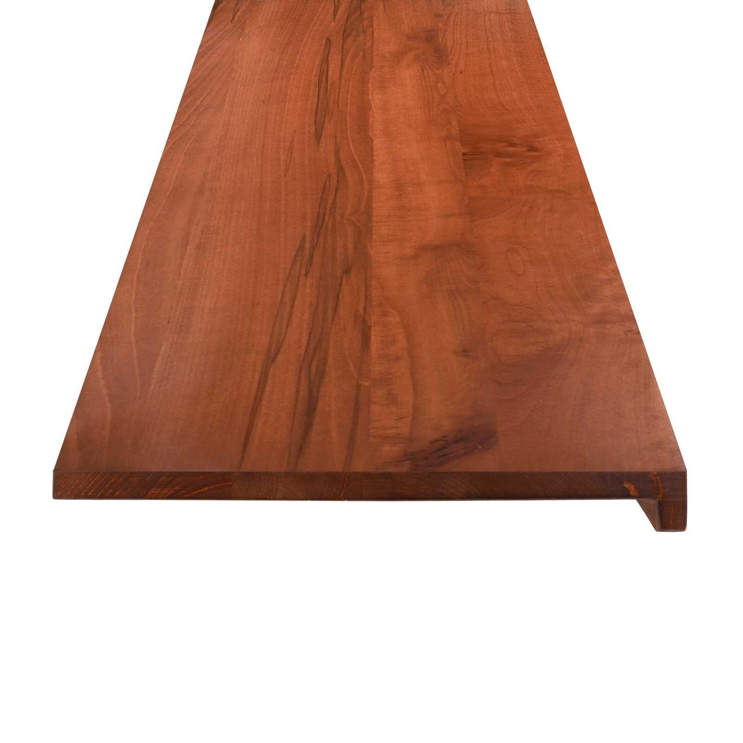 Stair Treads 4 pcs 90 x 25 x 2 cm Brown Solid Beech Wood