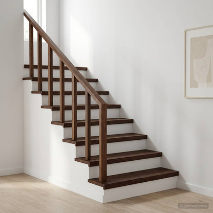 Stair Treads 16 pcs 80 x 25 x 2 cm Dark Brown Solid Beech Wood
