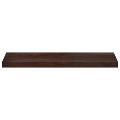 Stair Treads 16 pcs 80 x 25 x 2 cm Dark Brown Solid Beech Wood