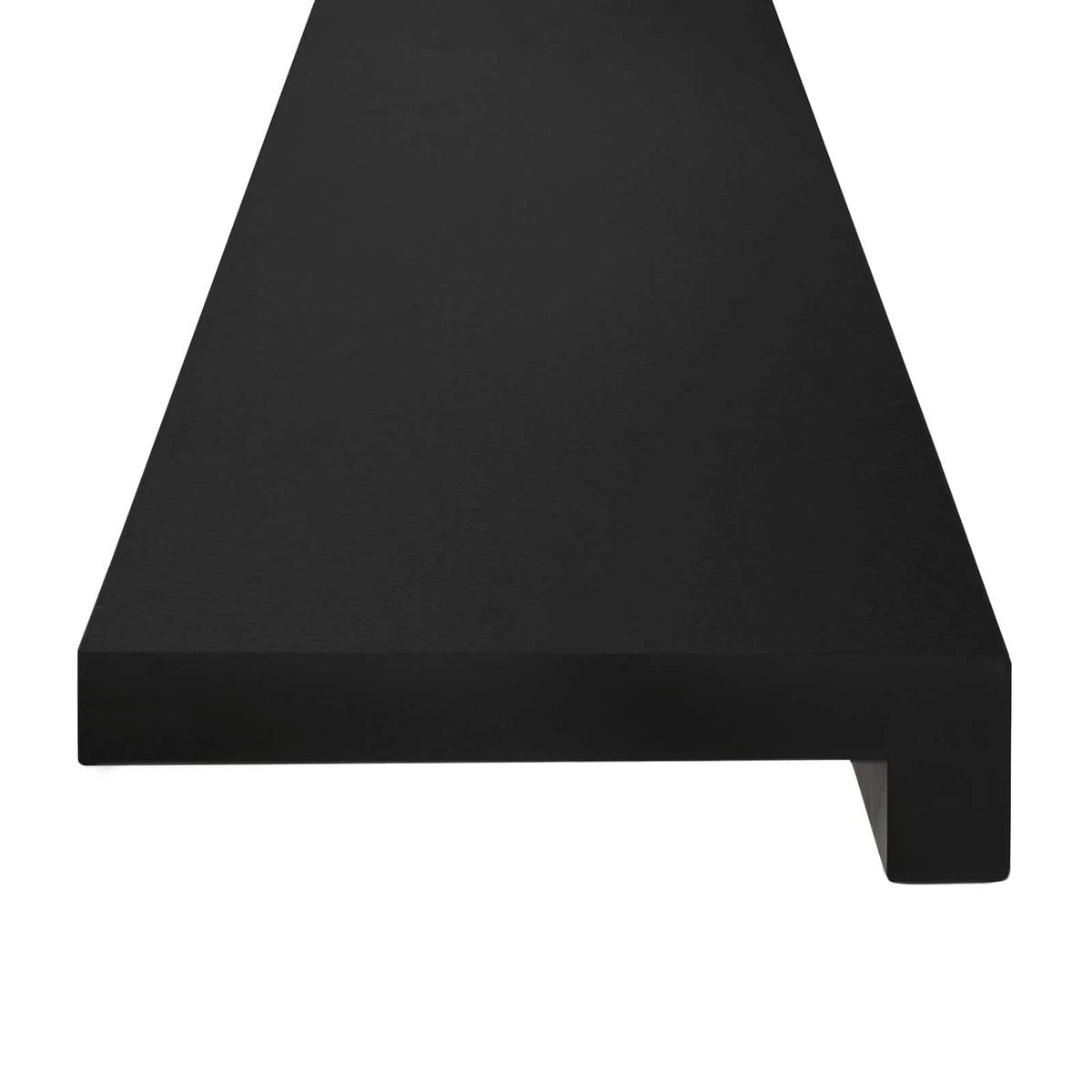 Stair Treads 16 pcs 100 x 25 x 2 cm Black Solid Beech Wood