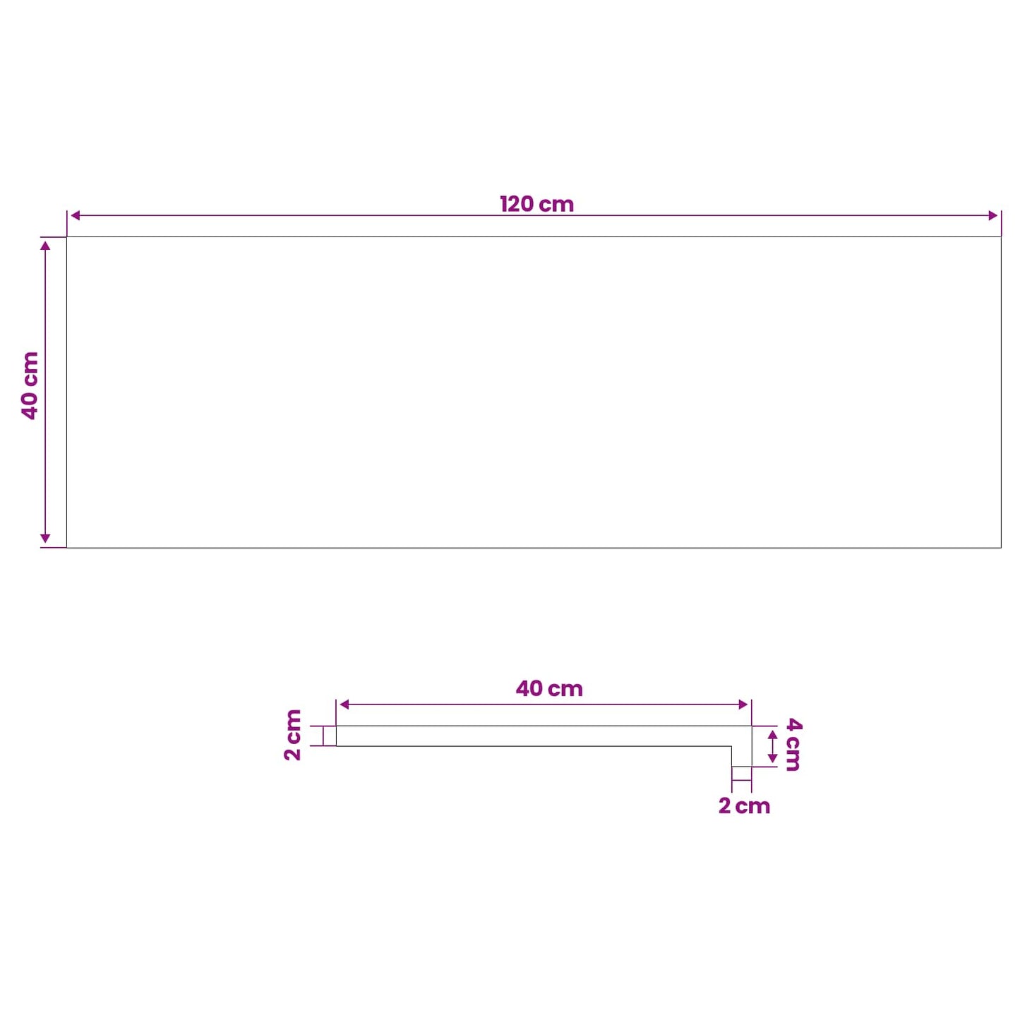 Window Sills 2 pcs Natural 120 x 40 x 2 cm Solid Beech Wood