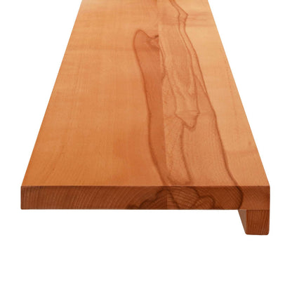 Window Sills 2 pcs Light Brown 110 x 15 x 2 cm Solid Beech Wood