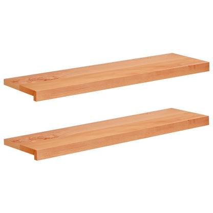 Window Sills 2 pcs Varnished 90 x 30 x 2 cm Solid Beech Wood