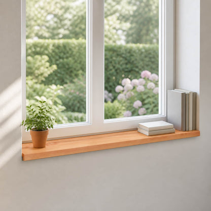 Window Sills 2 pcs Varnish 160 x 30 x 2 cm Solid Beech Wood