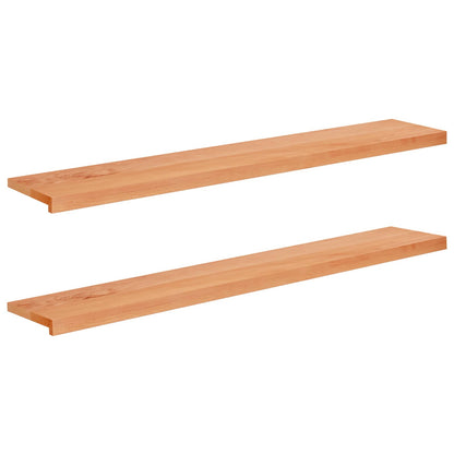 Window Sills 2 pcs Varnished 160 x 30 x 2 cm Solid Beech Wood