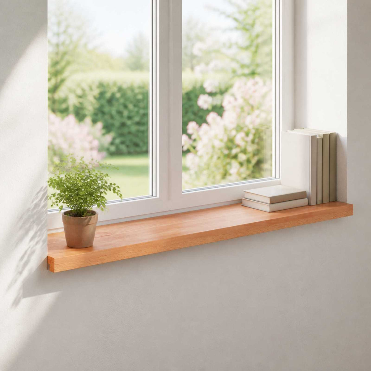 Window Sills 2 pcs Varnish 90 x 40 x 2 cm Solid Beech Wood