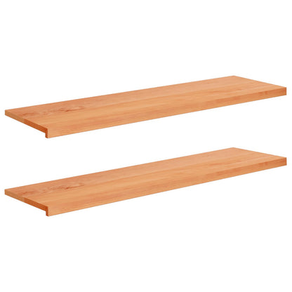 Window Sills 2 pcs Varnished 160 x 40 x 2 cm Solid Beech Wood