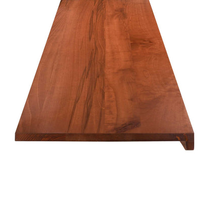 Window Sills 2 pcs Brown 120 x 15 x 2 cm Solid Beech Wood