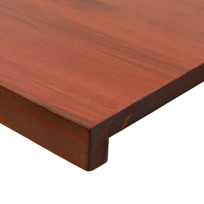 Window Sills 2 pcs Brown 120 x 20 x 2 cm Solid Beech Wood