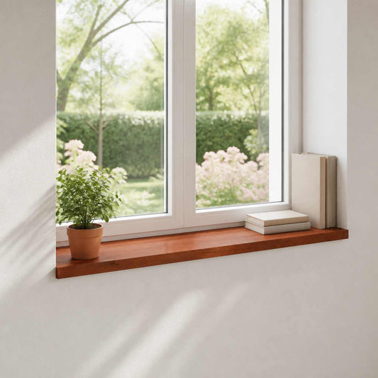 Window Sills 2 pcs Brown 160 x 40 x 2 cm Solid Beech Wood
